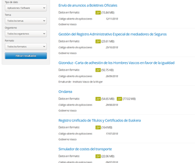 OpenApps Euskadi repository