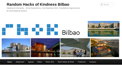 Blog de la iniciativa Random Hacks of Kindness Bilbao