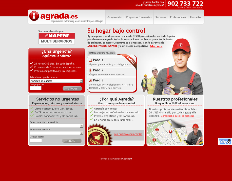Lanzamiento de Agrada.es