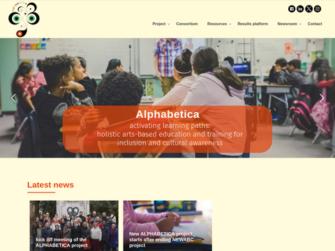 Web digital del proyecto ALPHABETICA