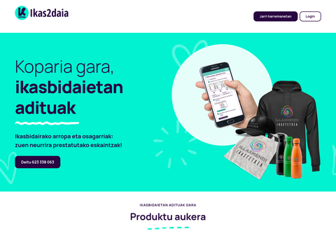 Koparia: Ikasbidaietako material pertsonalizatuaren eskaintza kudeatzeko aplikazioa