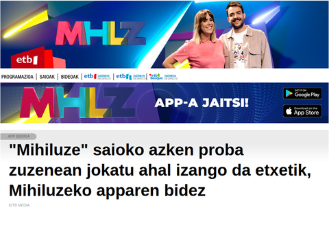 Mihiluze APP EiTB-rentzat