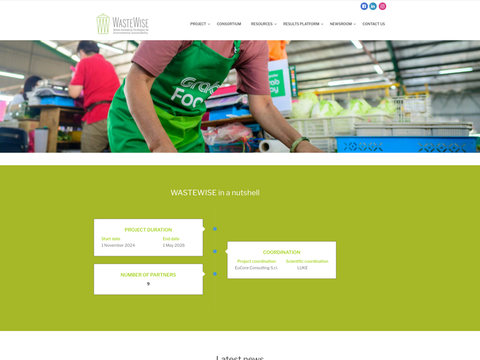 WASTEWISE proiektuaren plataforma